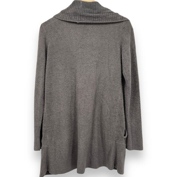 Barefoot Dreams Cozychic Lite Cocoon Open Cardigan Light Mauve Women's M Pockets - Picture 2 of 7